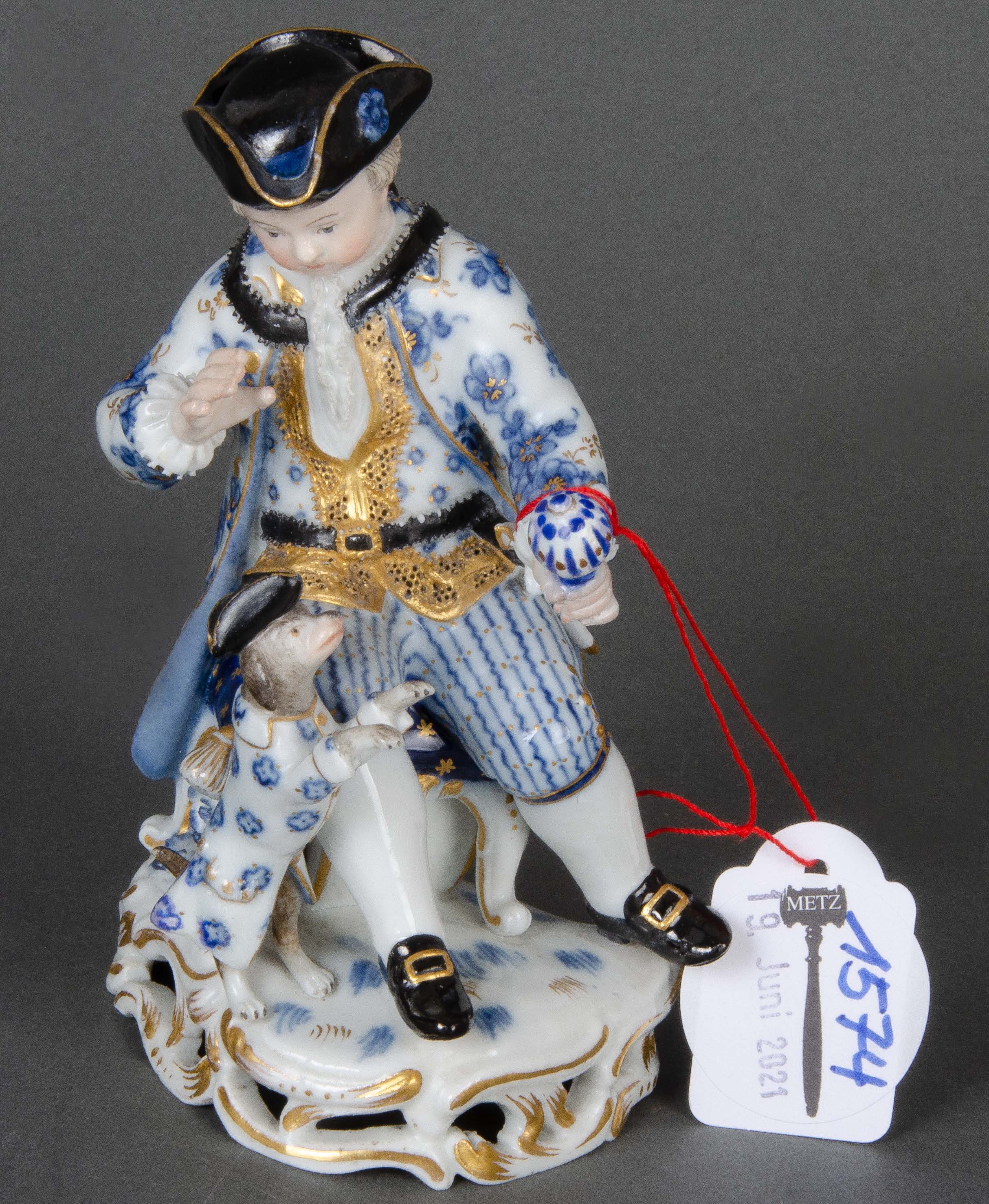„Hundedressur“. Meissen 19. Jh. Bunt auctions & price archive